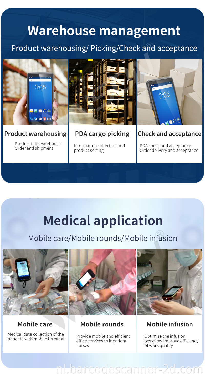 Winson WPC-8000 Volledig touchscreen Coletor de Dados Android 6.0 PDA's te koop